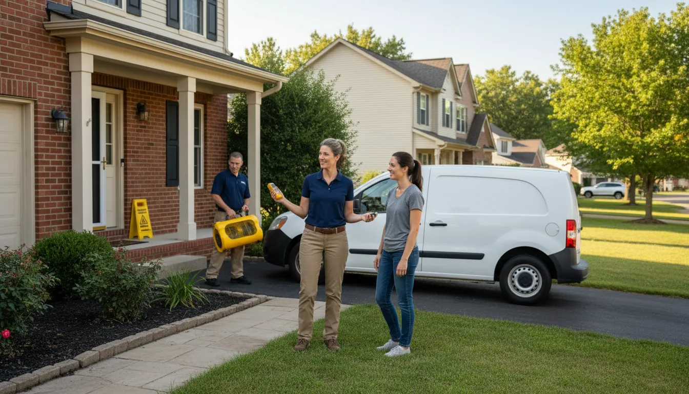 Water restoration image for Water Damage & Restoration Services in Marathon, IA